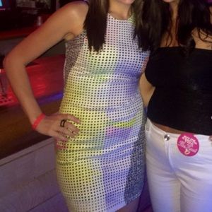 Bar III MULTICOLOR Bodycon dress